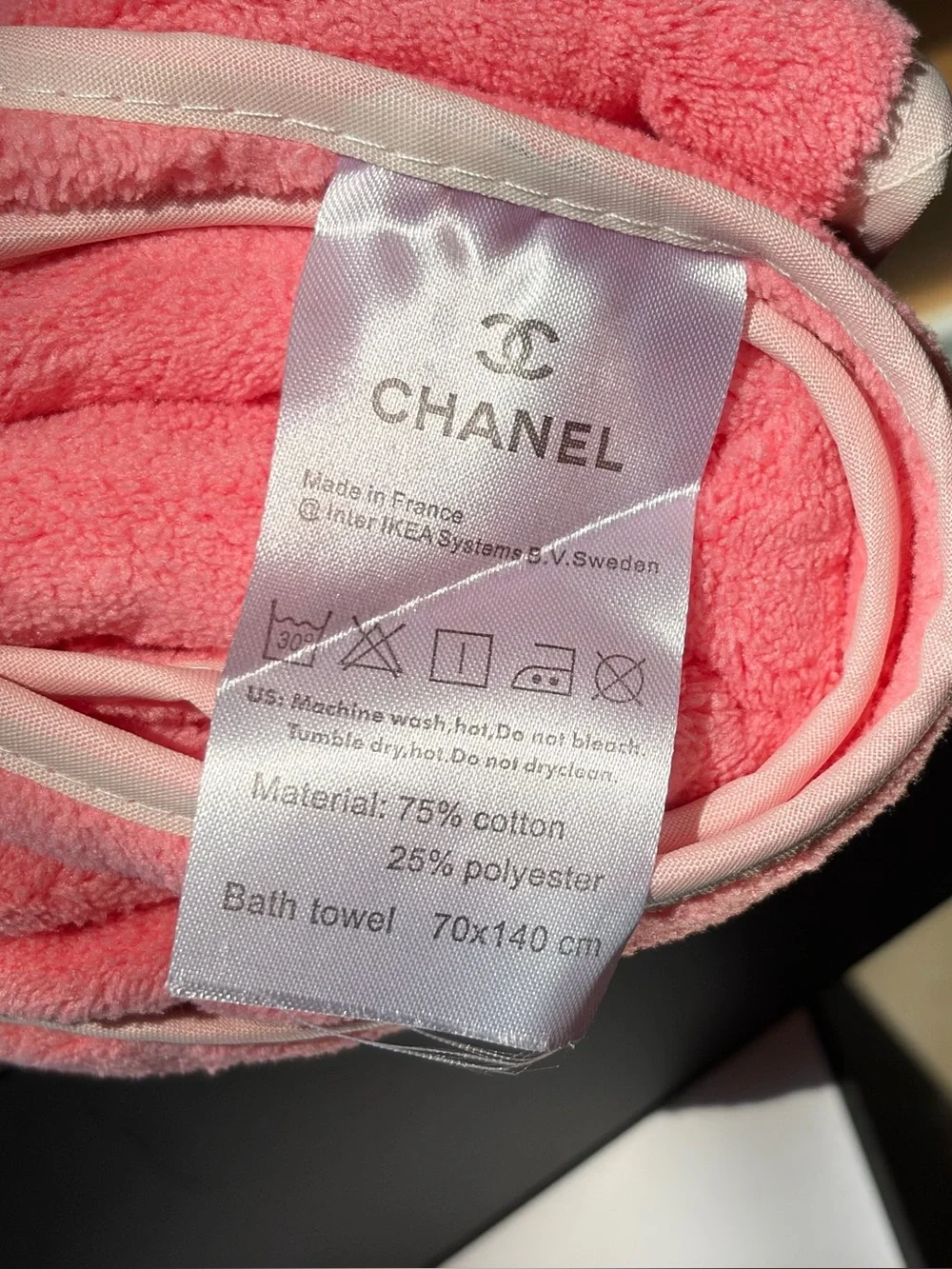 Rare Auth Chanel Bath Towel Set!